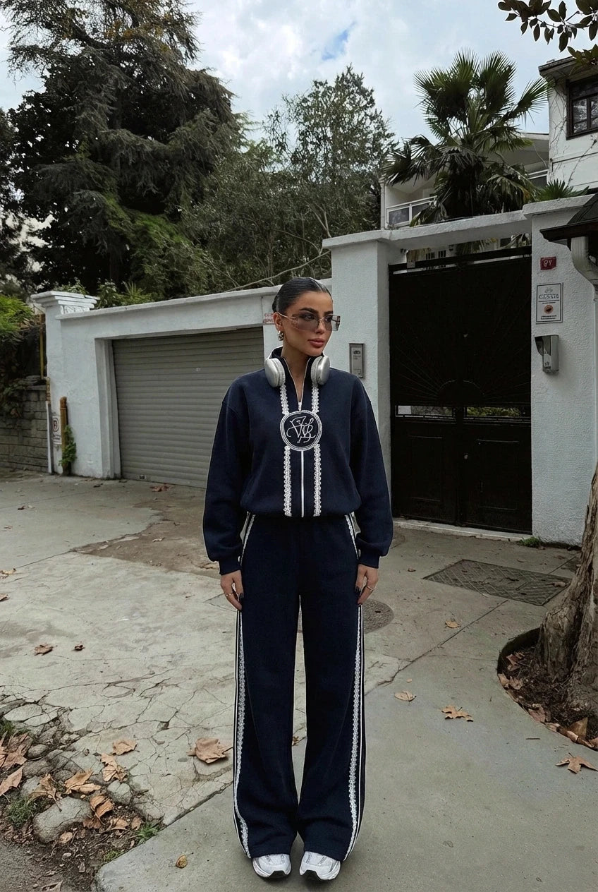Ensemble Casual Bleu Marine